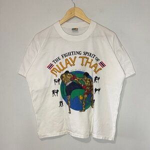 Vintage Muay Thai King Of The Ring T-Shirt / 90s / Single Stitch